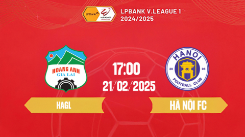 Trực tiếp bóng đá HAGL vs Hà Nội, 17h00 hôm nay 21/2/2025