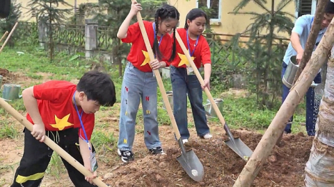 Khởi động dự án trồng 1 triệu cây xanh tại Đền Hùng