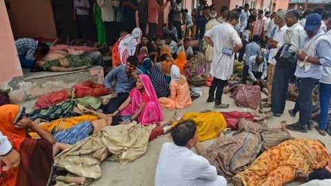 116 người thiệt mạng trong vụ giẫm đạp ở Ấn Độ