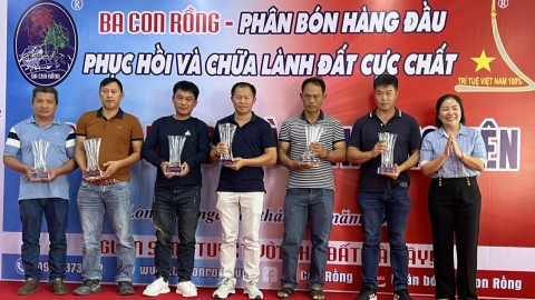 Phân bón Ba Con Rồng tri ân đối tác và vinh danh đội ngũ xuất sắc