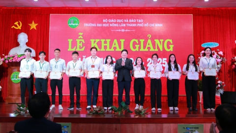 Đại học Nông lâm TP.HCM đón gần 5.000 tân sinh viên, khai giảng năm học mới