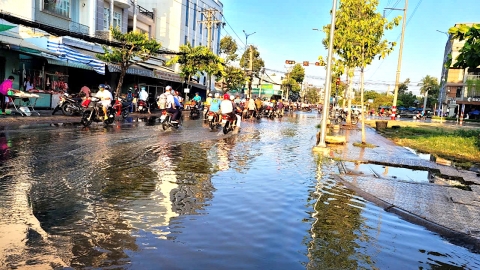 Tiền Giang sắp đón đợt triều cường cao nhất năm