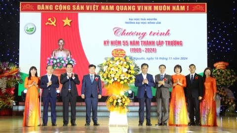 Kỉ niệm 55 năm thành lập Trường Đại học Nông lâm Thái Nguyên