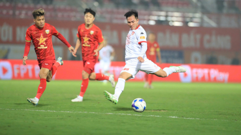 Hồng Lĩnh Hà Tĩnh bị ngắt chuỗi trận bất bại ở V.League