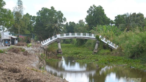 Vùng đệm U Minh Thượng sạt lở nghiêm trọng