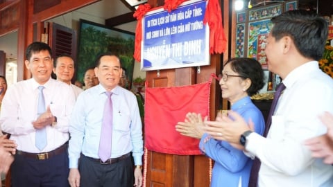 'Nơi sinh và lớn lên của Nữ tướng Nguyễn Thị Định' là Di tích lịch sử