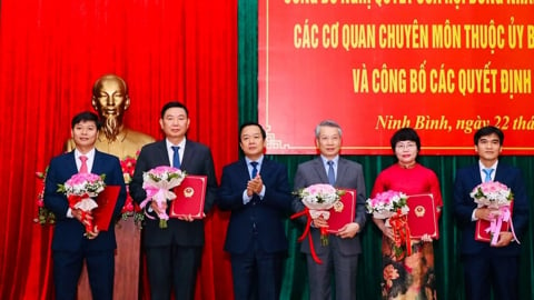 Ninh Bình thu hồi nhiều thông báo, quyết định bổ nhiệm lãnh đạo cấp Sở