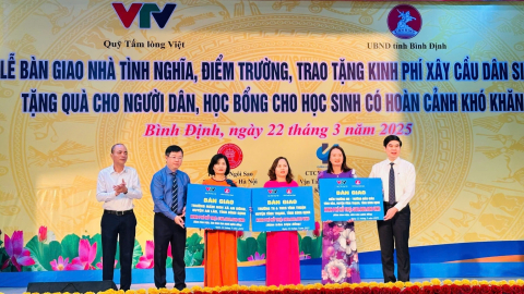 Nhiều hoạt động từ thiện của Quỹ Tấm lòng Việt tại Bình Định