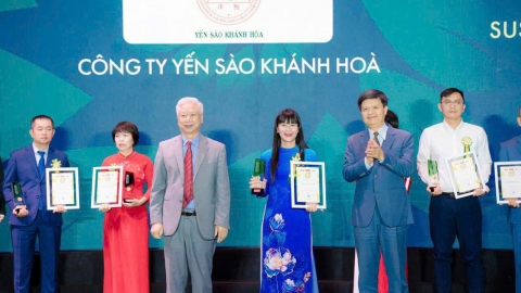 Yến sào Khánh Hòa đạt Top thương hiệu mạnh Việt Nam 2024