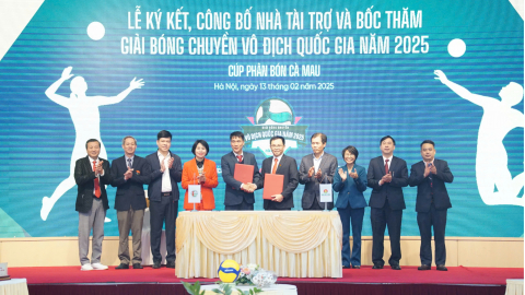 Phân Bón Cà Mau đồng hành cùng Giải bóng chuyền vô địch Quốc gia 2025