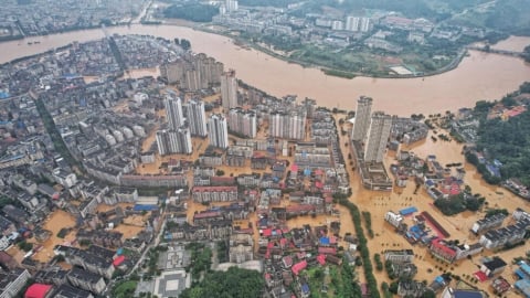 240.000 người phải đi sơ tán do mưa bão ở miền Đông Trung Quốc