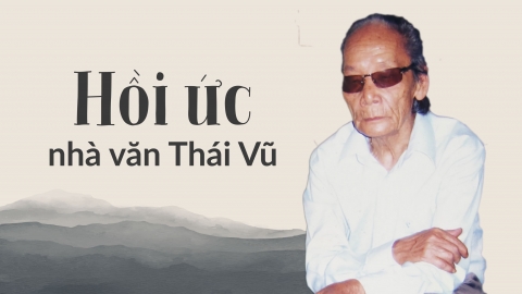 Văn Cao trình bày bìa tác phẩm của Thái Vũ