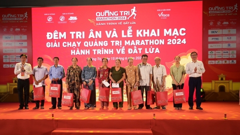 Quảng Trị Marathon 2024 - Hòa bình được thắp lên trong mỗi bước chạy