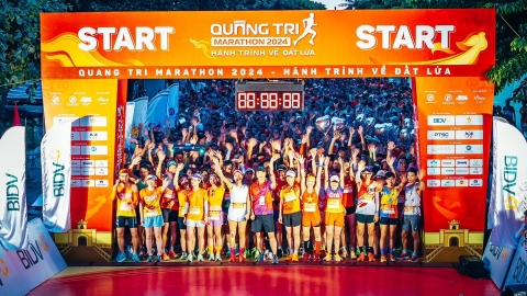 Quảng Trị Marathon 2024: Điểm đến của những chân chạy về vùng đất lửa
