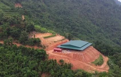 Cưỡng chế công trình mọc trên đất rừng ở tỉnh Hòa Bình