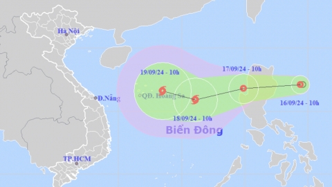 Áp thấp nhiệt đới có khả năng mạnh lên thành bão khi vào Biển Đông
