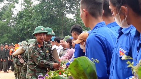 Lực lượng tìm kiếm cứu hộ, cứu nạn rời Bắc Hà