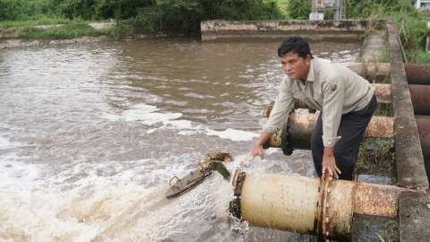 Phát huy vai trò trạm bơm thủy lợi