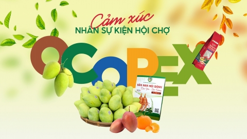 Cảm xúc nhân sự kiện hội chợ OCOPEX