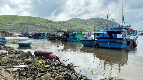 Sớm nạo vét luồng lạch cảng Mỹ Á để tàu thuyền tránh trú bão