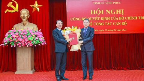 Ông Đặng Xuân Phong làm Bí thư Vĩnh Phúc