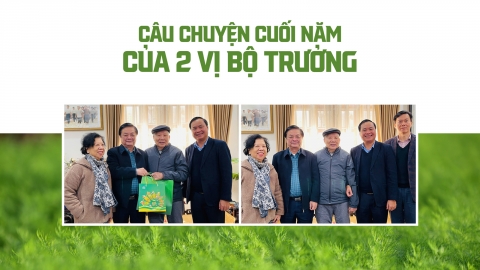 Câu chuyện cuối năm của 2 vị Bộ trưởng