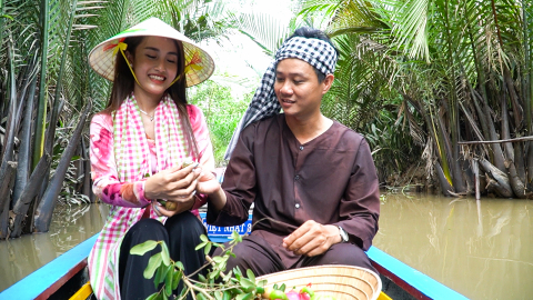 Cù lao Thái Sơn hút khách du lịch miền Tây sông nước ngày Tết