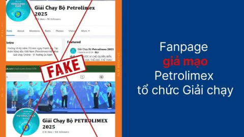 Petrolimex cảnh báo thông tin lừa đảo về giải chạy bộ