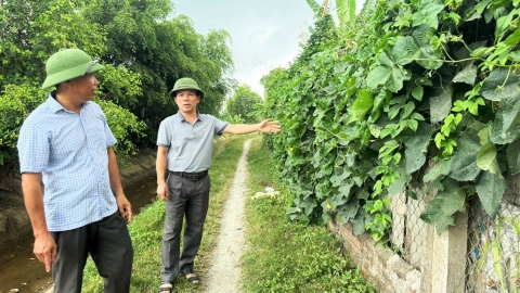 Xử lý vi phạm hành lang công trình thủy lợi: Địa phương còn thờ ơ