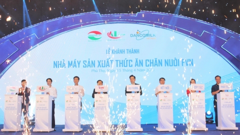 Tập đoàn FVN khánh thành nhà máy thức ăn chăn nuôi 300 tỷ đồng