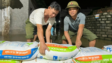 Hà Nội ưu tiên việc bảo đảm an toàn hệ thống đê, công trình thủy lợi