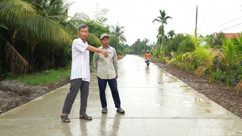 Kiên Giang: Xây dựng nông thôn mới hoàn thành đạt mục tiêu cao nhất