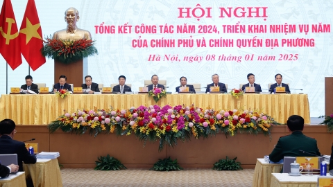 Tổng Bí thư Tô Lâm dự Hội nghị Chính phủ với chính quyền địa phương