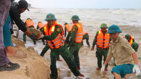 Nguy cơ mở cửa biển mới, Thừa Thiên - Huế ứng phó khẩn cấp