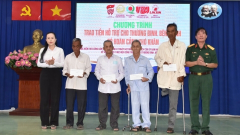 TP.HCM hỗ trợ thương binh, bệnh binh có hoàn cảnh khó khăn