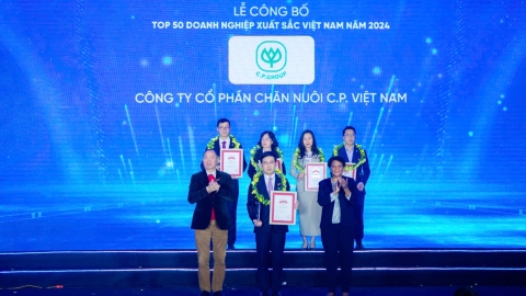 C.P. Việt Nam tiếp tục dẫn đầu ngành TĂCN và Top 50 doanh nghiệp xuất sắc