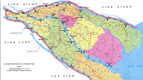 Bến Tre bước vào đợt xâm nhập mặn sâu nhất mùa khô 2024-2025