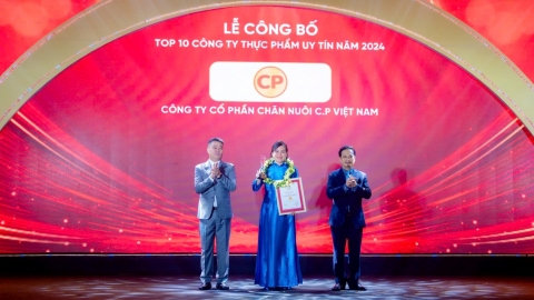 C.P. Việt Nam tiếp tục dẫn đầu Top 10 công ty thực phẩm uy tín