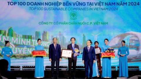 C.P. Việt Nam nhận 2 giải thưởng về phát triển bền vững