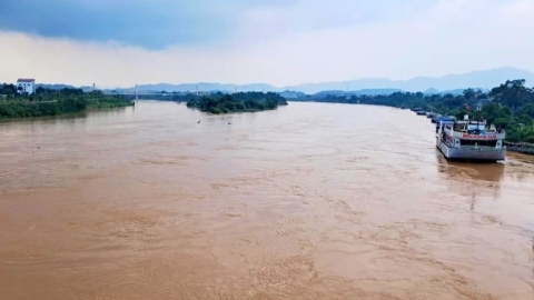 Thủy điện Tuyên Quang mở cửa xả đáy lưu lượng 1230m3/s