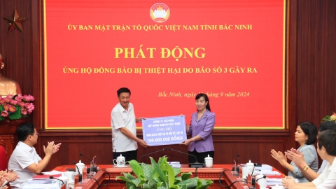 Dabaco chung tay hỗ trợ đồng bào khắc phục hậu quả bão số 3