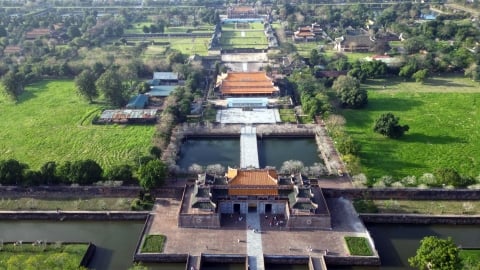 Toàn cảnh công trình kiến trúc cổ Hoàng thành Huế