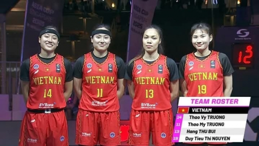 Bóng rổ 3x3 Việt Nam thăng hoa tại FIBA 3x3 Asia Cup
