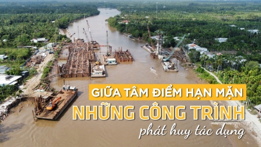 Những công trình vá 'lỗ hổng' hệ thống thủy lợi bờ Nam Sông Hậu