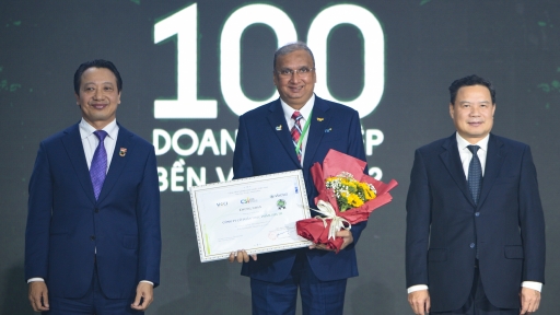 Tập đoàn TH được vinh danh Top 100 doanh nghiệp bền vững 2022