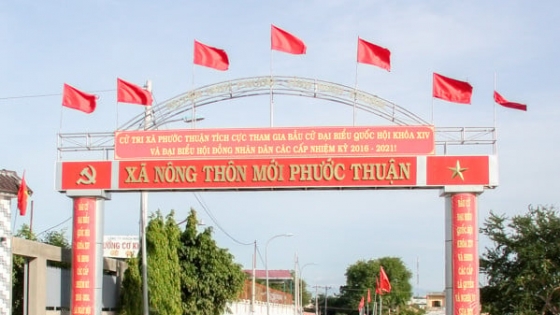 Vươn mình xây dựng nông thôn mới kiểu mẫu trên vùng đất khó