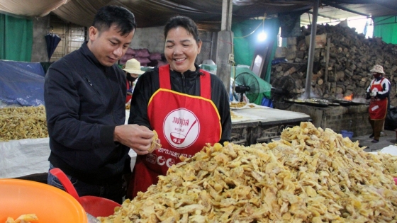 Hương mứt gừng thơm lừng làng Mỹ Chánh