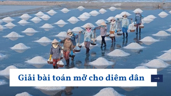 Giải bài toán mở cho diêm dân