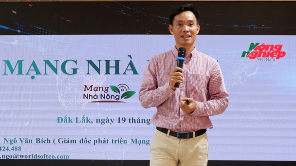 Tập huấn ứng dụng Mạng nhà nông tại Đắk Lắk