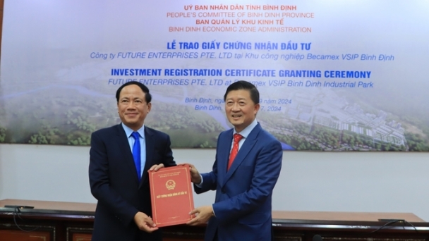 Singapore invests in a coffee factory project worth over VND 2,000 billion in Binh Dinh